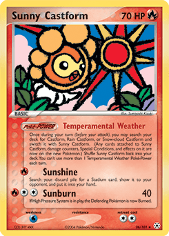 2004 Hidden Legends Sunny Castform #26