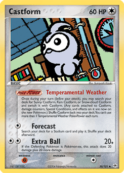 Castform Hidden Legends card