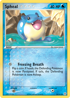 Spheal Hidden Legends card