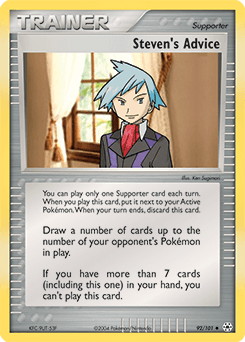 2004 Hidden Legends Steven's Advice #92