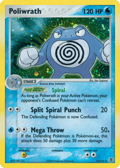 Poliwrath FireRed & LeafGreen card
