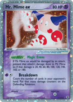 2004 FireRed & LeafGreen Mr. Mime ex #111