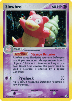 Slowbro FireRed & LeafGreen card