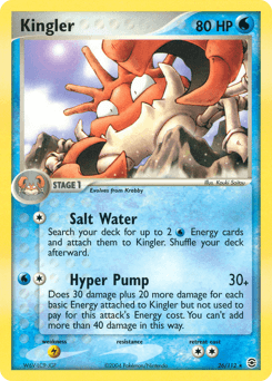 Kingler FireRed & LeafGreen card