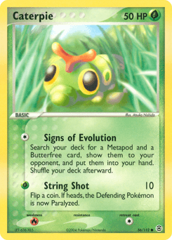 Caterpie FireRed & LeafGreen card