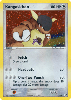Kangaskhan FireRed & LeafGreen card