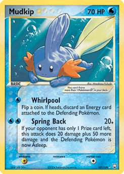 Mudkip ★ Team Rocket Returns card