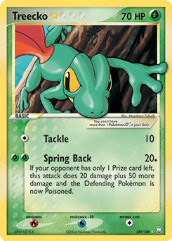 Treecko ★ Team Rocket Returns card