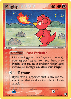 2004 Team Rocket Returns Magby #24
