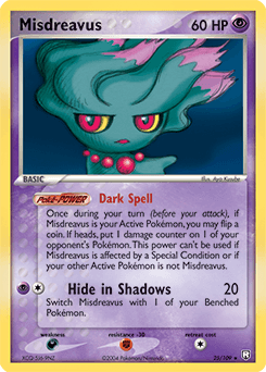 Misdreavus Team Rocket Returns card