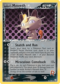 2004 Team Rocket Returns Rocket's Meowth #46
