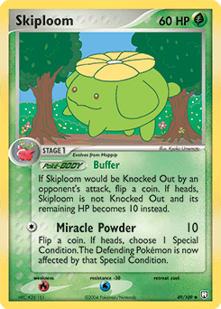 Skiploom Team Rocket Returns card