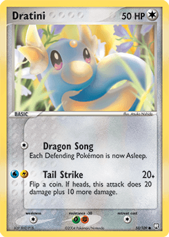 Dratini Team Rocket Returns card