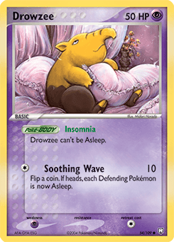 Drowzee Team Rocket Returns card