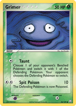 Grimer Team Rocket Returns card