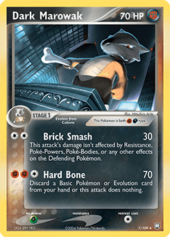 2004 Team Rocket Returns Dark Marowak #7