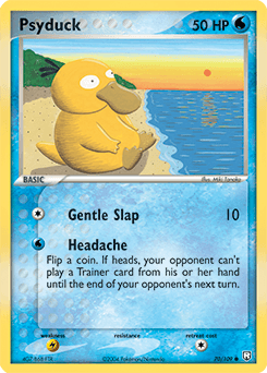 Psyduck Team Rocket Returns card