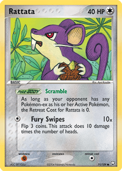 Rattata Team Rocket Returns card