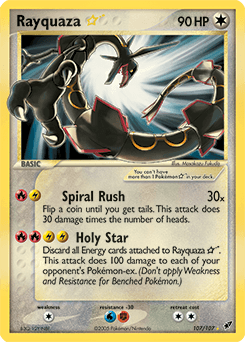 Rayquaza ★ Deoxys card