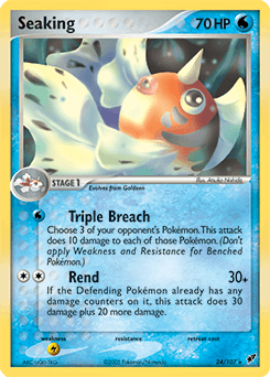 Seaking Deoxys card