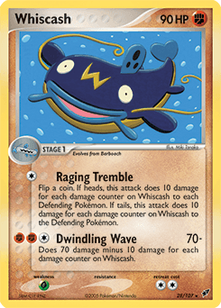 Whiscash Deoxys card