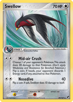 Swellow Deoxys card