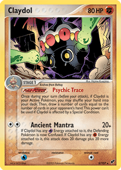 Claydol Deoxys card