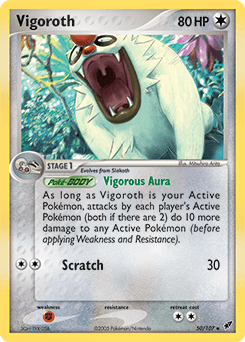 Vigoroth Deoxys card