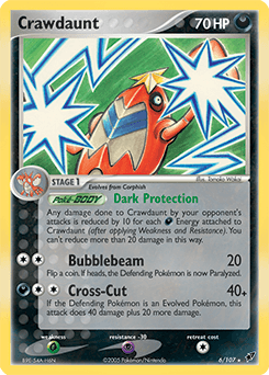 Crawdaunt Deoxys card