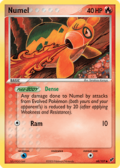 Numel Deoxys card