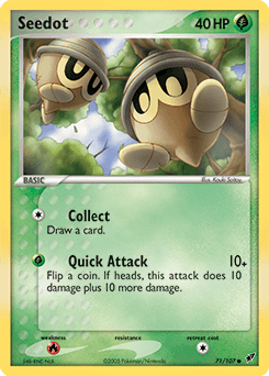 Seedot Deoxys card
