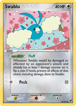 Swablu Deoxys card