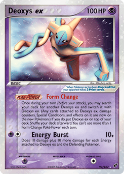 Deoxys ex Deoxys card