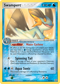 Swampert Emerald card