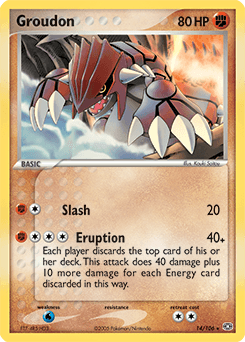 Groudon ★ Emerald card