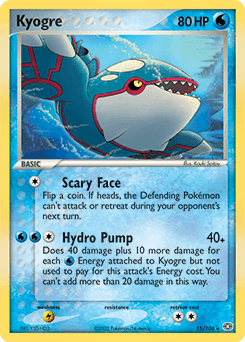 Kyogre ★ Emerald card