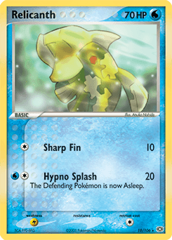 Relicanth Emerald card