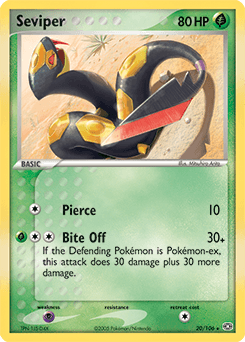 Seviper Emerald card