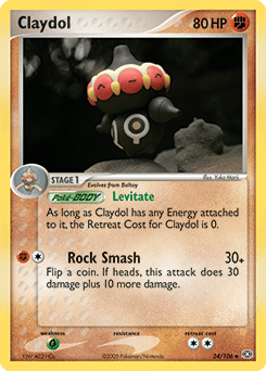 Claydol Emerald card