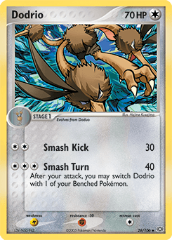 Dodrio Emerald card