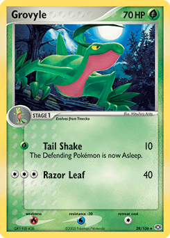 Grovyle Emerald card