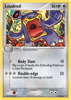 Loudred Emerald card