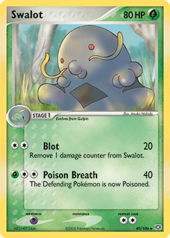 Swalot Emerald card