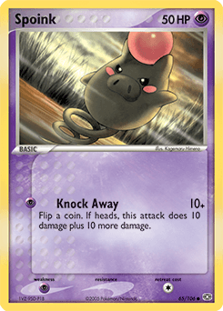 Spoink Emerald card