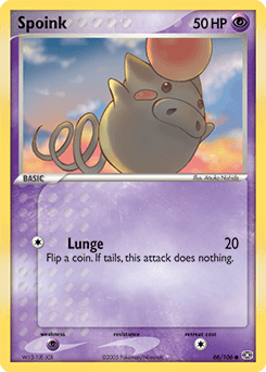 Spoink Emerald card