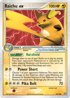 2005 Emerald Raichu ex #97