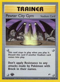 2000 Gym Heroes Pewter City Gym #115