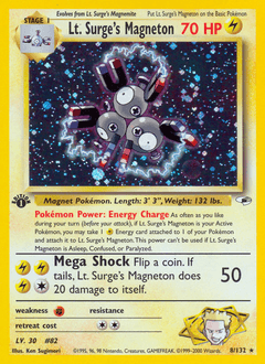 2000 Gym Heroes Lt. Surge's Magneton #8