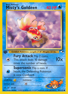 2000 Gym Heroes Misty's Goldeen #85