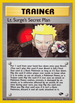 2000 Gym Challenge Lt. Surge's Secret Plan #107